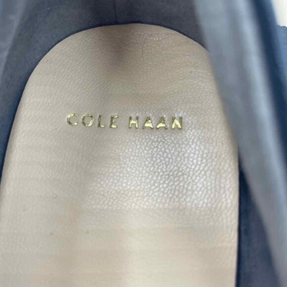 COLE Haan Shoe Size 8.5 Black WhCole Haan Shoe Size 8.5 ite Zebra Pattern Wedges - Picture 5 of 7